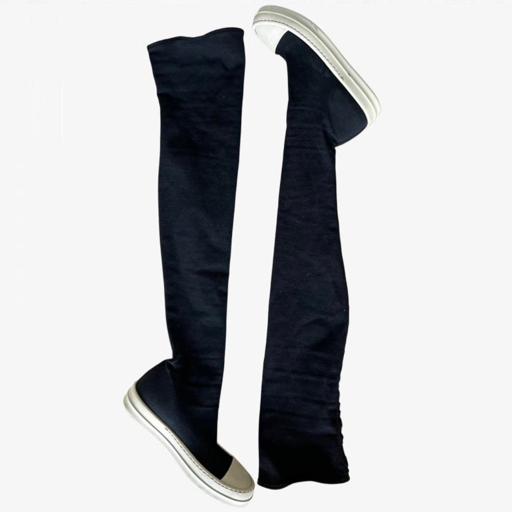Rick Owens DRKSHDW Thigh High Cotton Sock Sneaker